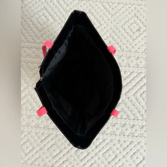 Victoria’s Secret Black & White Striped Tote Bag - Picture 2 of 9